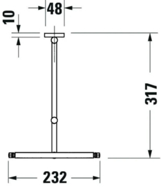 DURAVIT D-code cosmetica spiegel chroom
