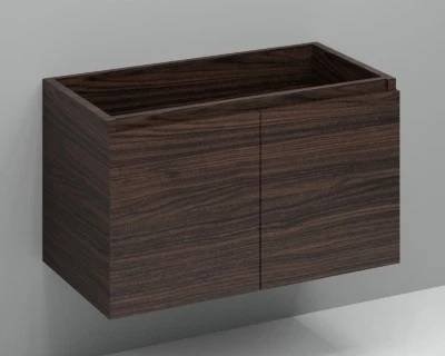 Easylux Kivu wastafelonderkast met 2 deuren greeploos 900 x 475 x 520 mm - lungo
