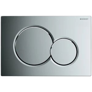 Geberit Sigma 01 bedieningsplaat - chroom - kunststof - 2 druktoetsen