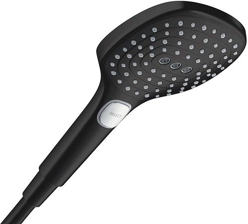 Hansgrohe Raindance Select E 120 3jet handdouche 120 mm - zwart mat
