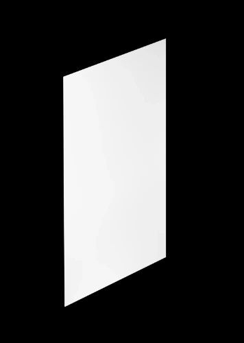 Easylux Solid wandpaneel recht 2500 x 700 x 9 mm - wit - verzaagbaar