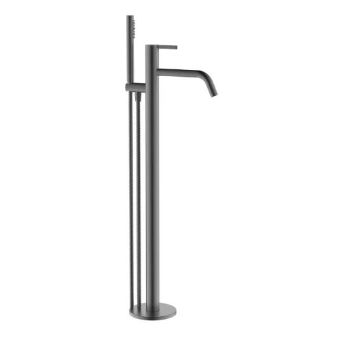 Easylux Vivo badmengkraan vrijstaand met douchegarnituur - Gun Metal PVD - Belgaqua gekeurd