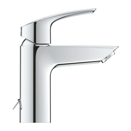 Grohe Eurosmart 2021 S wastafelmengraan met verzonken ketting - chroom