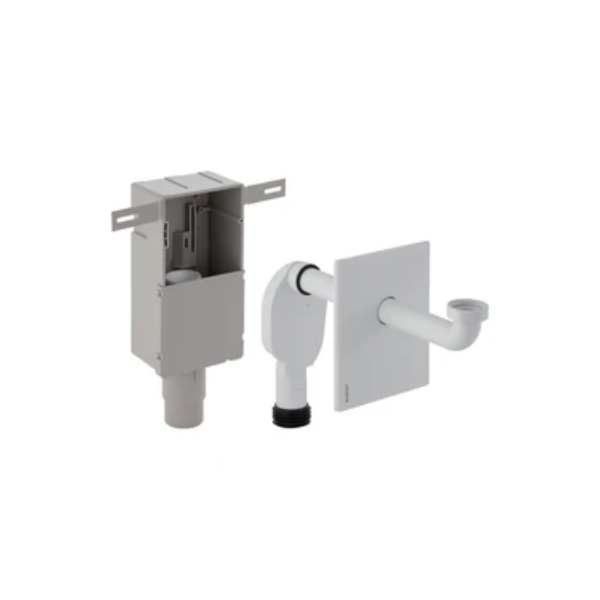 Geberit PP inbouwsifon voor wastafel - 5/4 x 32 mm - wit - geschikt voor mindervalidewastafel