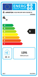 Elektrische boiler 80L Ariston Velis Pro Dry Wifi FE 80 FR EU