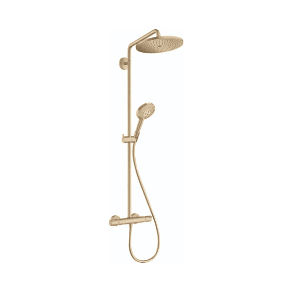 Hansgrohe Croma Select S Showerpipe 280 1jet EcoSmart met douchethermostaat - Brushed Bronze