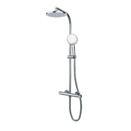 GRB doucheset E-Dry - Thermostatische kraan - Chrome