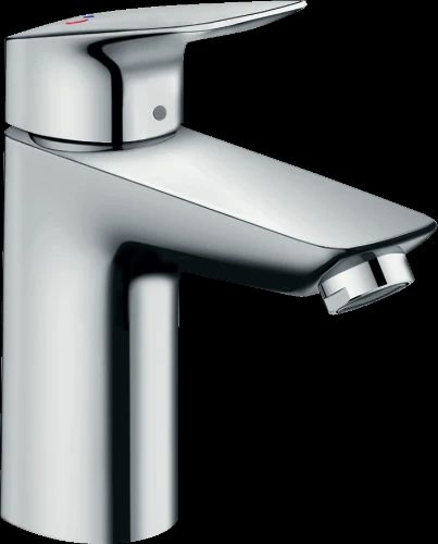 Hansgrohe Logis eengreepswastafelmengkraan - chroom - met automatische lediging - comfortzone 100 - coolstart