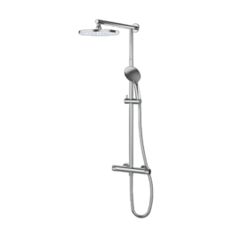 GRB E-Dry - Thermostatische kraan - Verstelbare steun - Chrome