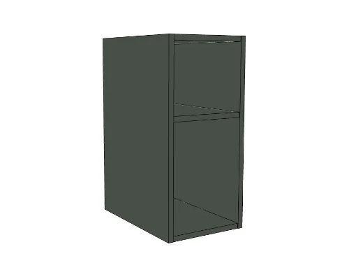 Easylux Klaire 65 - open rek 300 x 435 x 650 mm - moon verde