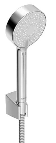 Hansa HansaBasicjet handdoucheset 95 mm - 3 stralen - chroom (bestaat uit: handdouche - doucheflexibel 1500 mm - wandhouder) - prijs per set