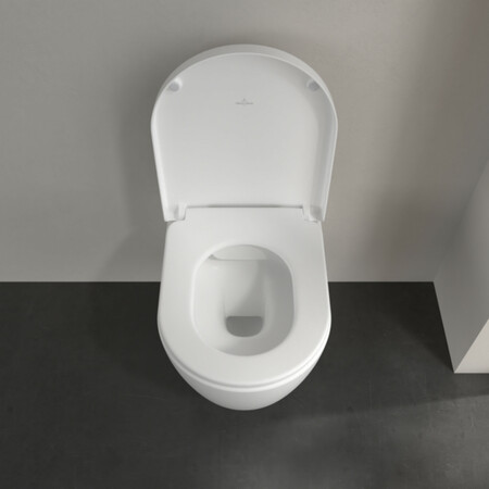 Villeroy & Boch Avento hangtoilet PACK DirectFlush (Hangtoilet+ zitting met softclose) zonder spoelrand - wit mat - B370xD530 mm