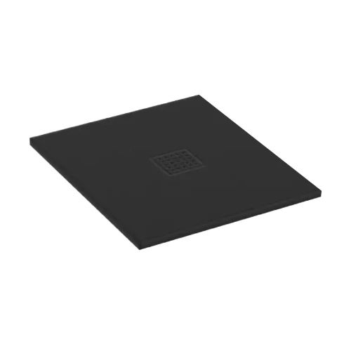 Easylux Obi douchebak Comforstone 900 x 900 mm - zwart mat