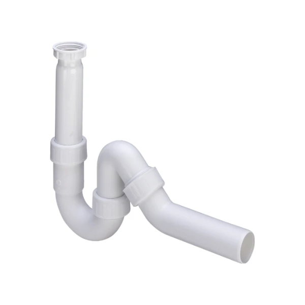 Viega Universal PP enkele buissifon 5/4 x 40 mm - wit - afvoer orienteerbaar