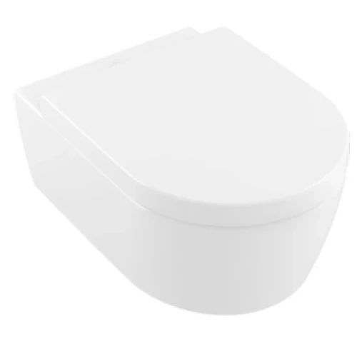Villeroy & Boch Avento hangtoilet PACK DirectFlush (Hangtoilet+ zitting met softclose) zonder spoelrand - wit mat - B370xD530 mm