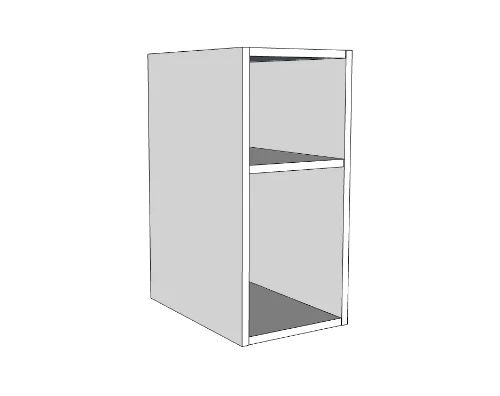 Easylux Klaire 65 - open rek 300 x 435 x 650 mm - wit
