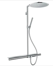 DOUCHEZUIL AXOR SHOWERPIPES chroom met thermostaat - handdouche - hoofddouche