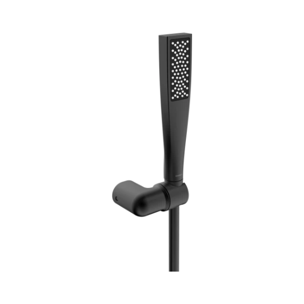 Hansa HansaAurelia handdoucheset 1-jet - wandmontage met flexibel 1250 mm - zwart mat