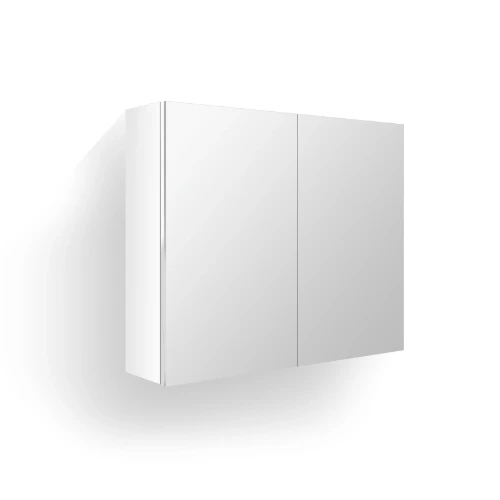 Easylux Kivu spiegelkast zonder verlichting met 2 deuren 1200 x 720 x 160 mm - wit - zonder combibox