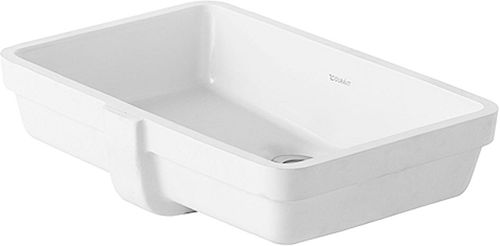 Duravit Vero onderbouwawastafel 525 x 355 mm - wit - met overloop - zonder kraangat - incl. bevestiging