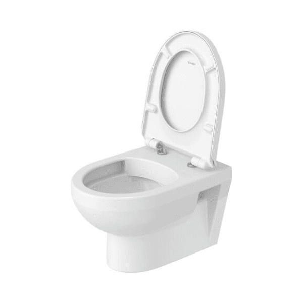 Duravit DuraStyle Basic hangtoilet PACK Rimless (hangtoilet + zitting met Softclose) zonder spoelrand - wit - B365xD540 mm