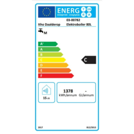Elektrische boiler 80L Daalderop Mono-Plus