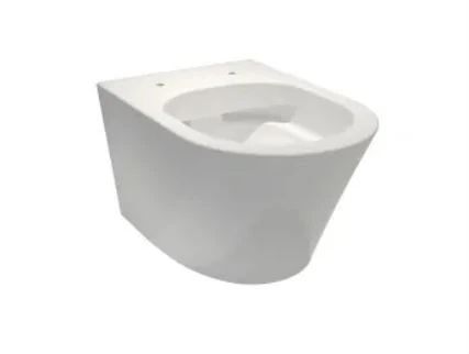 Easylux Mezzo wandtoilet 530 mm zonder spoelrand - zerokal - wit