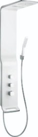 Hansgrohe Raindance douchepaneel Lift 180 2jet opbouw - Wit/Chroom