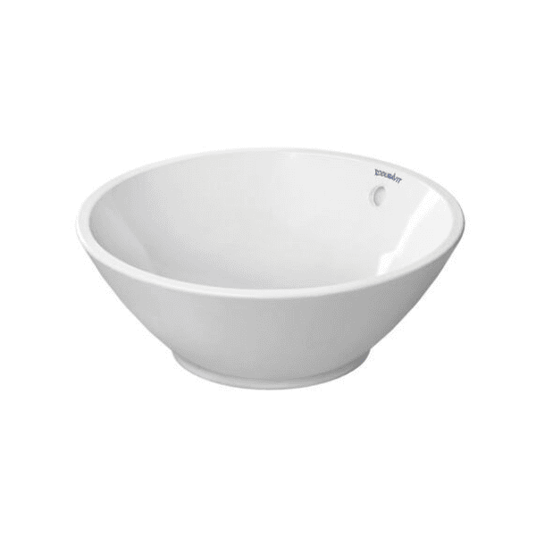 Duravit Bacino opbouwwastafel 420 x 420 mm - wit - met overloop - zonder kraangat