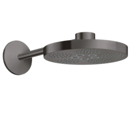 Hansgrohe Axor One hoofddouche 280 2jet - wandmodel met arm - brushed black chrome
