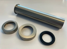 Easylux Vivo WSS verticale buisset - Brushed nickel PVD - geborsteld matPVD