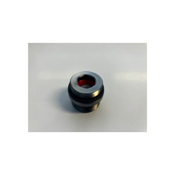 Easylux Vivo WSS nippel douche-aansluiting voor badthermostaat - Gun Metal PVD - staal mat