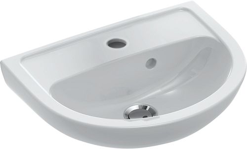 Villeroy & Boch Saval Pro handenwasser 450 x 340 mm - wit - met kraangat - met overloop