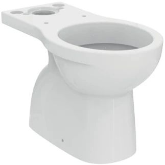 Easylux Alpha staand toilet 365 x 660 mm - wit - uitgang C/AO 220 - diepspoel- 2 bevestigingsgaten - met aansluiting voor reservoir