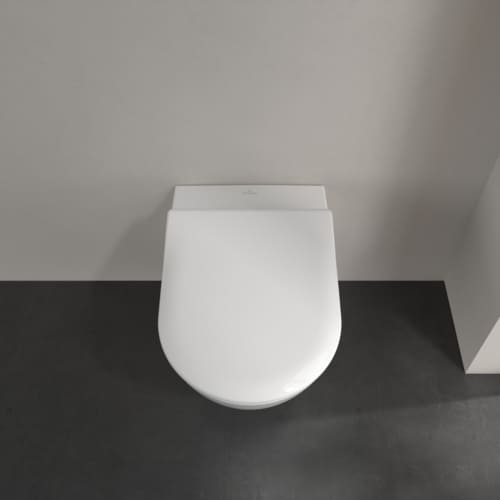 Villeroy & Boch Subway 2.0 hangtoilet PACK DirectFlush (hangtoilet + slimseat zitting met softclose) zonder spoelrand - wit - B370xD560 mm