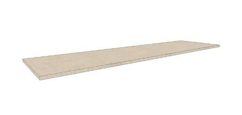Easylux Klaire top - HPL wastafelblad 1700 x 460 x 18 mm - zonder uitsparing - linnen