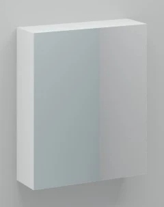 Easylux Kivu spiegelkast zonder verlichting met 1 deur links 600 x 720 x 160 mm - wit - zonder combibox