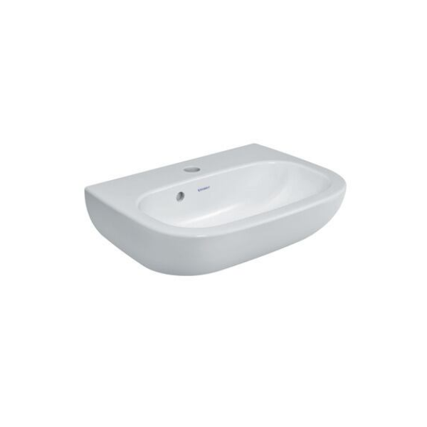 Duravit D-code handenwasser 450 x 340 mm - met overloop - wit