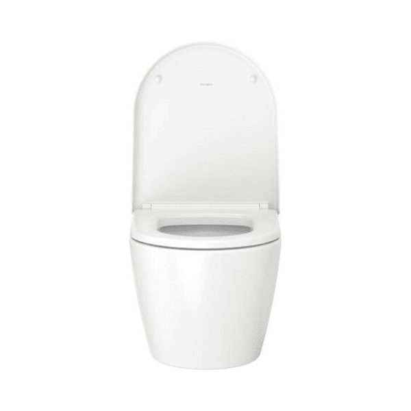Duravit ME by Starck compact hangtoilet PACK Rimless (hangtoilet + zitting met softclose) zonder spoelrand - wit - B370xD480 mm