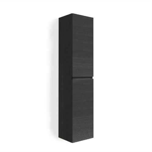 Easylux Kivu kolomkast met 2 deuren omkeerbaar 1690 x 350 x 330 mm - raven oak