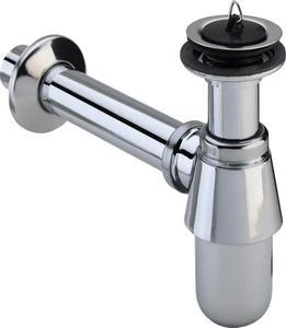 Viega Universal chroom bekersifon met afvoerplug 5/4 x 32 mm - chroom