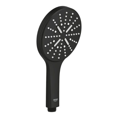 Grohe Rainshower SmartActive 130 handdouche rond 3 stralen - Phantom Black