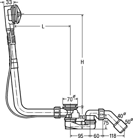 Viega Muliplex badlediging - naakt - model 6163.1 - zonder kleurset