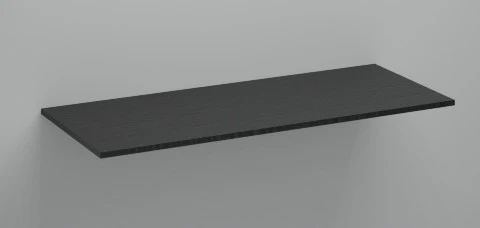 Easylux Kivu wastafelblad 1200 x 500 x 18 mm - raven oak