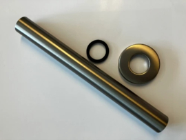 Easylux Vivo WSS buis met roset - Brushed nickel PVD - geborsteld mat