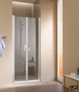 Kermi Cada XS PTD pendeldeur 900 x 2000 mm - verstelbaarheid 860-910 mm - veiligheidsglas ESG helder Clean - profiel : zilver hoogglans