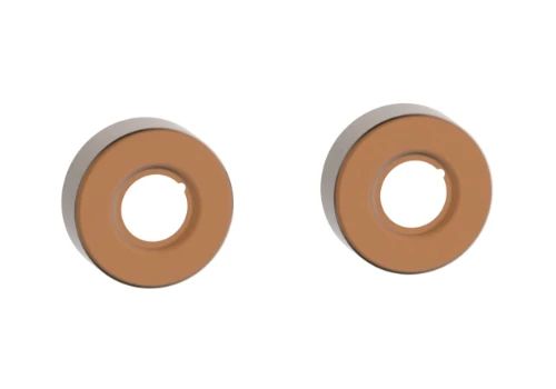 Easylux Vivo WSS rosetset (set 2st) - Brushed copper PVD
