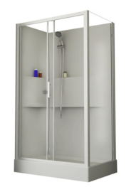 Van Marcke intro Lilou Basis douchecabine 120x80cm - schuifdeur met zijwand