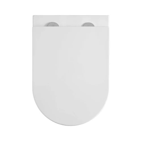 Easylux Brio hangtoilet PACK (hangtoilet + zitting) 360 x 520 mm - zonder spoelrand - softclose - quick release - wit
