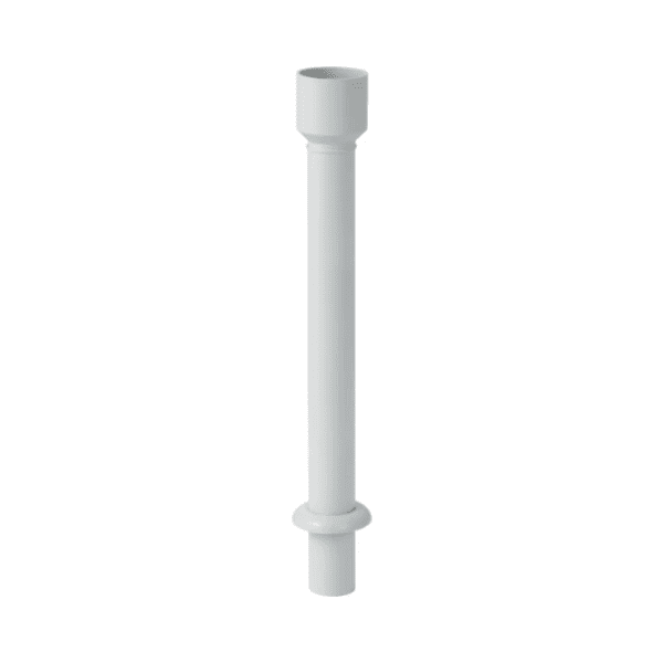 Geberit PP aansluitbuis voor urinoir 50 mm - wit - met vloerrozet